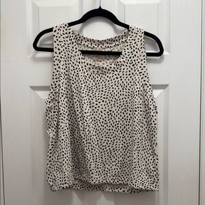 CALIA by Carrie Underwood Black and White Sleeveless Tank Top